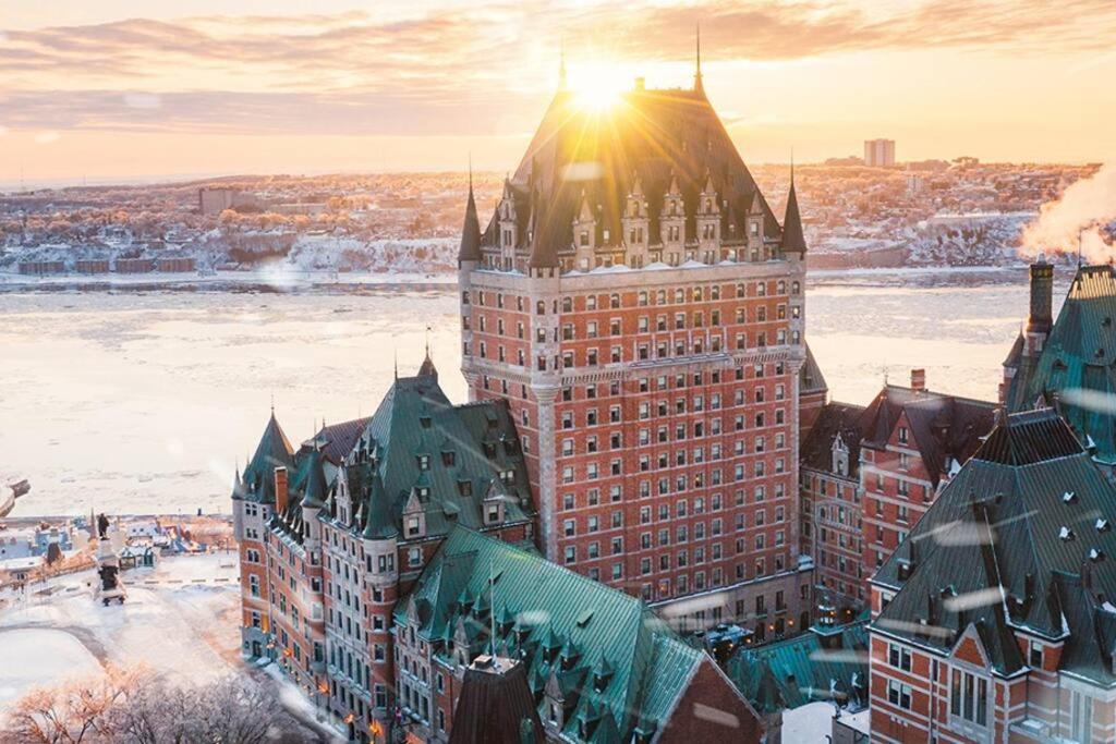 Apartament Penthouse With Free Indoor Parking Downtown Québec Zewnętrze zdjęcie